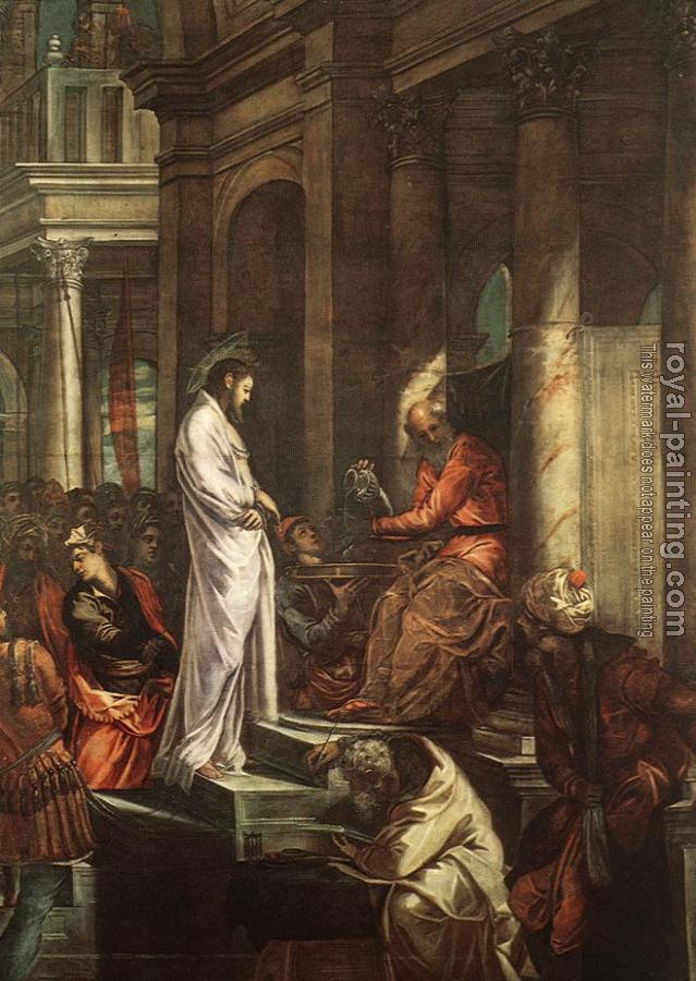 Jacopo Robusti Tintoretto : Christ before Pilate
